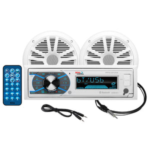 Boss Audio MCK632WB.6 Marine Stereo 6.5’’ Speaker Kit - White [MCK632WB.6] - Stereos