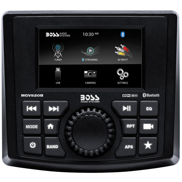 Boss Audio MGV520B Marine Stereo w/AM/FM/BT/USB/Rear Camera [MGV520B] - Stereos