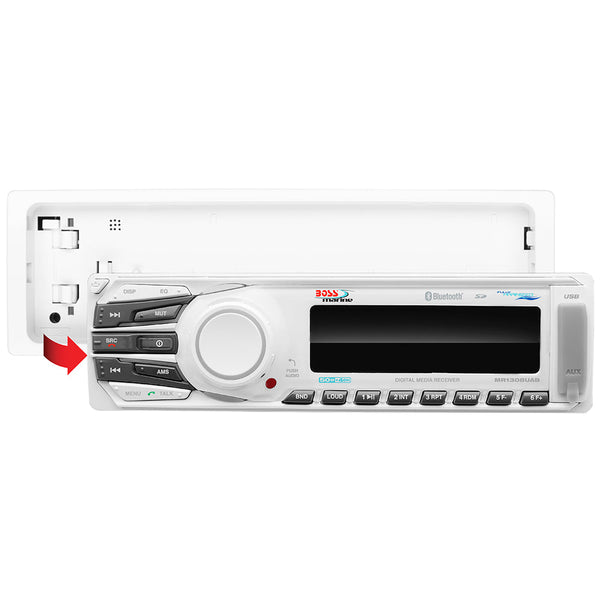 Boss Audio MR1308UAB Marine Stereo w/AM/FM/BT/USB [MR1308UAB] - Stereos