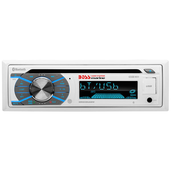 Boss Audio MR508UABW Marine Stereo w/AM/FM/CD/BT/USB [MR508UABW] - Stereos