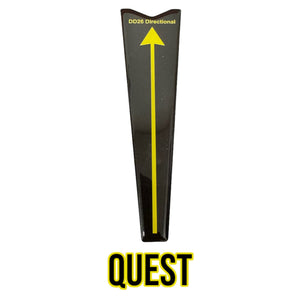 DD26 Directional Indicator Decal for your Trolling motor and Transducer - Quest - Decals