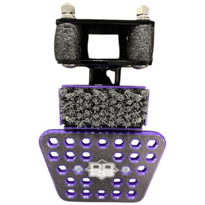 DD26 Fishing Access Step STANDARD with Kick Brush - Purple - Boat Accessory