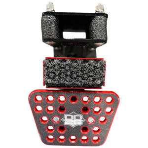 DD26 Fishing Access Step STANDARD with Kick Brush - Red - Boat Accessory