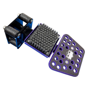 DD26 Fishing Access STEPXL with Mean Clean Kick Brush - Purple - Boat Accessory