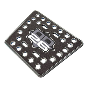 DD26 Fishing Billet Platform Step - Silver - Trailer Accessories