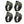 DD26 Fishing Cable KING Wire Management Keepers - Silver - Trolling Motor Accessories