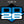 DD26 Fishing Carpet Decal 12’’ x 8’’ - Blue - Boat Accessory