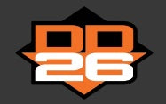 DD26 Fishing Carpet Decal 12’’ x 8’’ - Orange - Boat Accessory