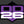 DD26 Fishing Carpet Decal 12’’ x 8’’ - Purple - Boat Accessory