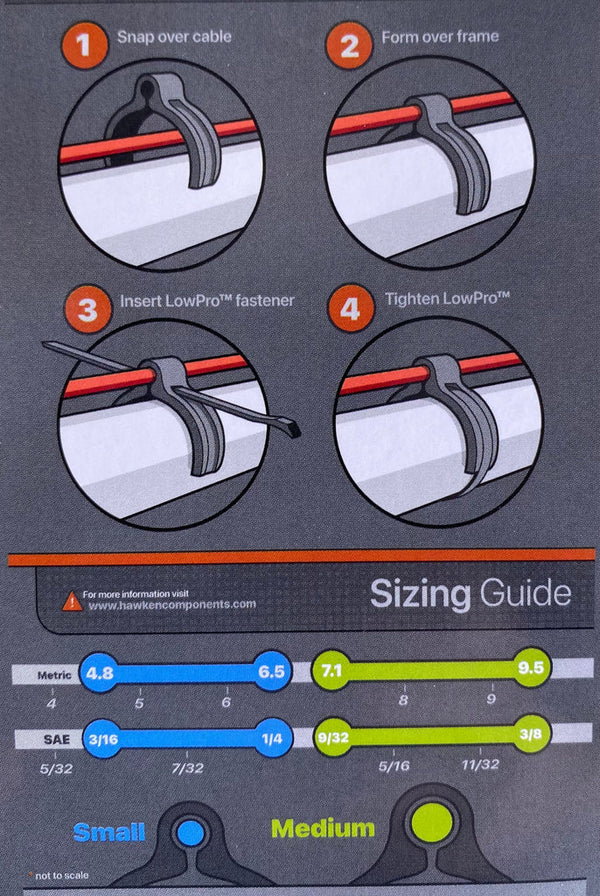 DD26 Fishing FLEXROUTE CABLE CLAMP KIT - boating accessories