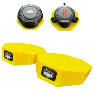 DD26 Fishing Foot Switch Riser for Shallow Water Anchor Foot Switches - Yellow - Boat Accessory