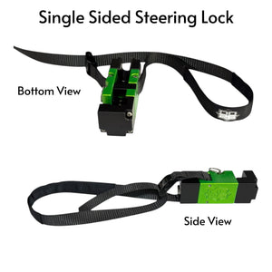 DD26 Fishing Single Side Steering Lock - Green - Transom Savers
