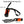 DD26 Fishing Single Side Steering Lock - Orange - Transom Savers