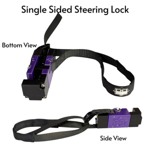 DD26 Fishing Single Side Steering Lock - Purple - Transom Savers
