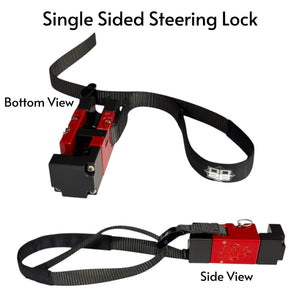 DD26 Fishing Single Side Steering Lock - Red - Transom Savers