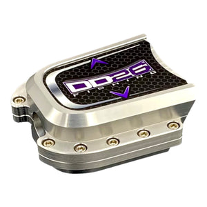DD26 Fishing Trim Blinker Billet Box - Purple Decal / Left - Boating & Water Sports