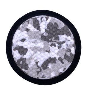 DD26 Fishing Trolling Motor Carpet Saver Pad - Snow Camo - Boat Accessory
