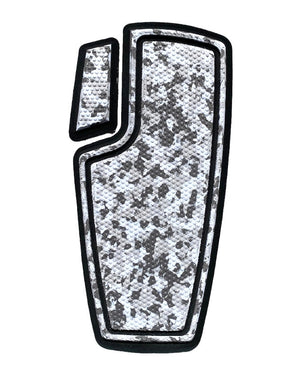 DD26 Fishing Trolling Motor Pedal Pad Garmin Force - Snow Camo - Boat Accessory