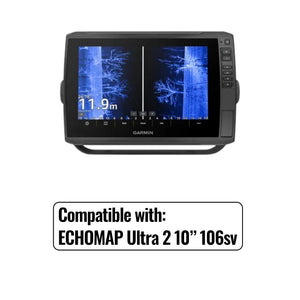DD26 Graph Accent Strips that fit select Garmin Graphs - Echomap Ultra & Ultra 2 106sv / Black - Graph Protection