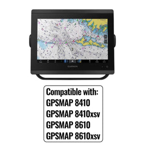 DD26 Graph Accent Strips that fit select Garmin Graphs - GPSMAP 8410-8610 / Black - Graph Protection