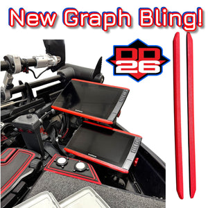 DD26 Graph Accent Strips that fit select Garmin Graphs - Graph Protection