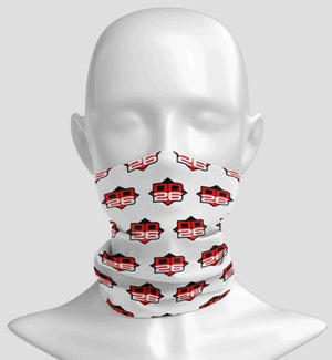 DD26 UV Protected Buffs - White with Red Diamond Logo - Apparel