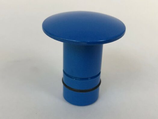 DeckPlugs – Pedestal Seat Plug 0.75 inch hole - Blue - Trolling Motor Accessories