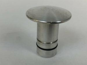 DeckPlugs – Pedestal Seat Plug 0.75 inch hole - Brushed - Trolling Motor Accessories