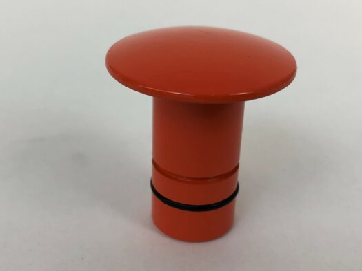 DeckPlugs – Pedestal Seat Plug 0.75 inch hole - Orange - Trolling Motor Accessories