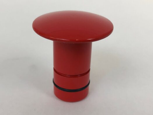 DeckPlugs – Pedestal Seat Plug 0.75 inch hole - Red - Trolling Motor Accessories