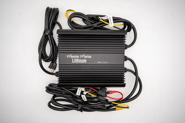 Dual 12v-36v marine waterproof lithium charger - Battery Chargers