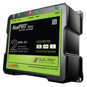 Dual Pro RealPRO Series Battery Charger - 12A - 2-6A-Banks - 12V/24V [RS2] - Battery Chargers