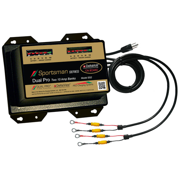 Dual Pro Sportsman Series Battery Charger - 20A - 2-10A-Banks - 12V/24V [SS2] - Battery Chargers