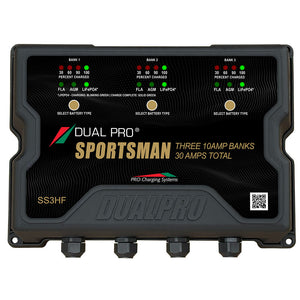 Dual Pro Sportsman Series HF Battery Charter - 30 Amp - 3 Bank [SS3HF] - Battery Chargers
