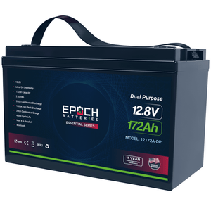 EPOCH 112V 172Ah (2.20kWh) Dual Purpose Essential Series - Group 31 LiFePO4 Battery - Lithium Battery