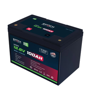 12V 100Ah Eco Series LiFePO4 Battery - Lithium Battery