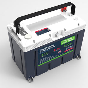 EPOCH 12V 120Ah Pro Series - Heated & Bluetooth & Victron Comms LiFePO4 Battery - Lithium Battery