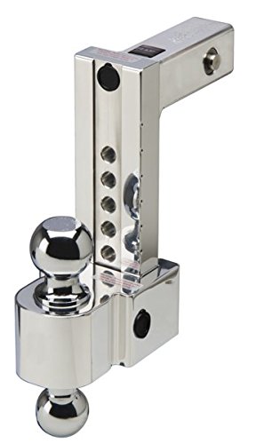 Flash 8 Inch Drop 2 Inch Shank Built-In Locks and 2″ & 2 5/16″ Stainless Balls – DT-ALBM6800-2S - trailer hitch