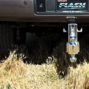 Flash 8 Inch Drop 2 Inch Shank Built-In Locks and 2″ & 2 5/16″ Stainless Balls – DT-ALBM6800-2S - trailer hitch