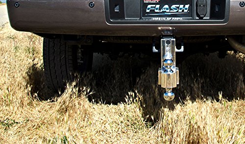 Flash 8 Inch Drop 2 Inch Shank Built-In Locks and 2″ & 2 5/16″ Stainless Balls – DT-ALBM6800-2S - trailer hitch