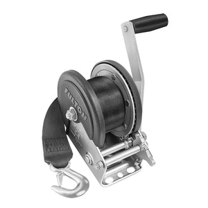 Fulton 1500lb Single Speed Winch w/20 Strap Cover [142208] - Trailer Winches