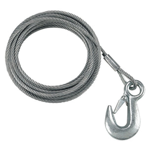 Fulton 3/16’’ x 25’ Galvanized Winch Cable - 4,200 lbs. Breaking Strength [WC325 0100] - Winch Straps & Cables