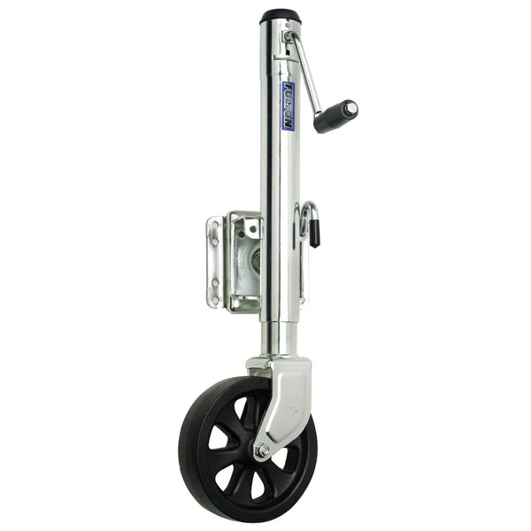 Fulton Single Wheel 1,500 lbs. Bolt-Thru Swivel Jack [XP15 0101] - Jacks & Dollies