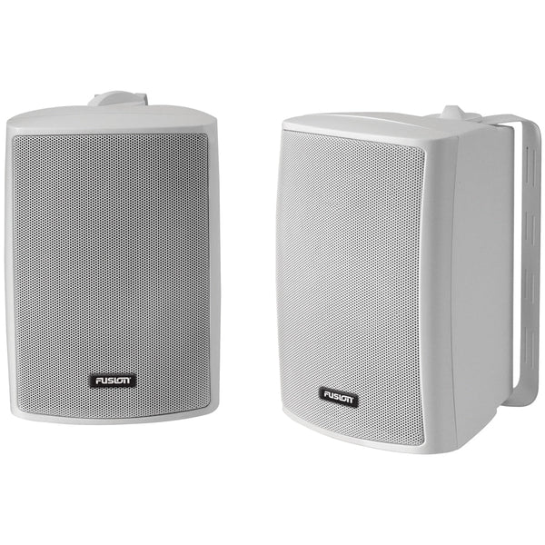 Fusion 4’’ Compact Marine Box Speakers - (Pair) White [MS-OS420] - Speakers