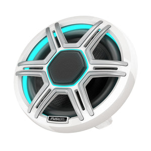 Fusion Apollo 6.5’’ LED Marine Speakers w/Sports White Grille [010-02918-01] - Speakers