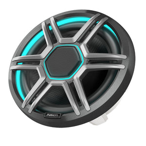 Fusion Apollo 8.8’’ LED Marine Speakers w/Sports Grey Grille [010-02918-23] - Speakers