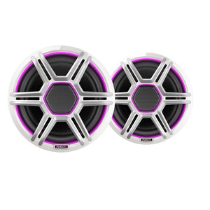 Fusion Apollo 8.8’’ LED Marine Speakers w/Sports White Grille [010-02918-21] - Speakers