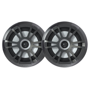 Fusion EL-FL651SPG EL Series Full Range Shallow Mount Marine Grey Speakers - 6.5’’ w/ LED Lights [010-02080-20]