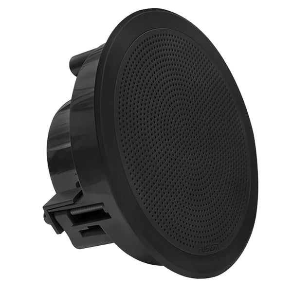 Fusion FM-F77RB FM Series 7.7’’ Flush Mount Round Marine Speakers - Black Grill - 200W [010-02300-01] - Speakers