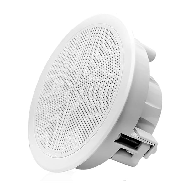 Fusion FM-F77RW FM Series 7.7’’ Flush Mount Round Marine Speakers - White Grill - 200W [010-02300-00] - Speakers